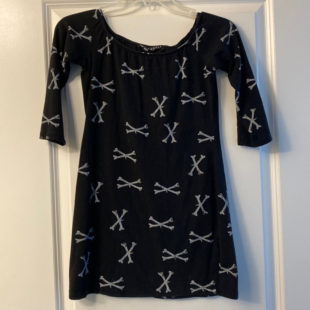 Lip Service Cross Bone Dress